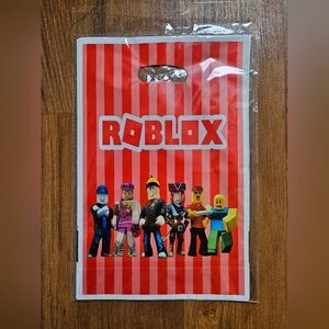 .NEW! Roblox Red Striped Party Favor Bag. 20 bags